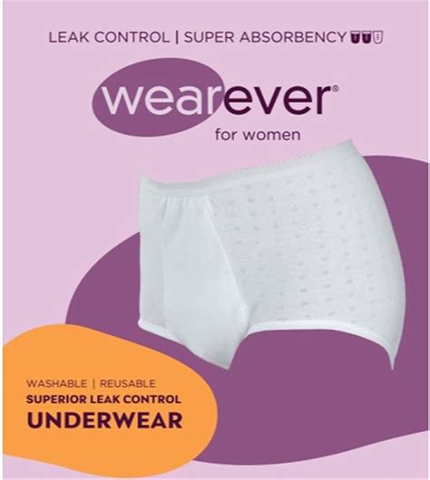 wearever ladies underwear|wearever incontinence underwear for women.